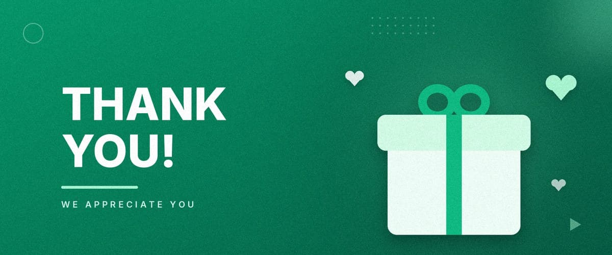 Thank You email template